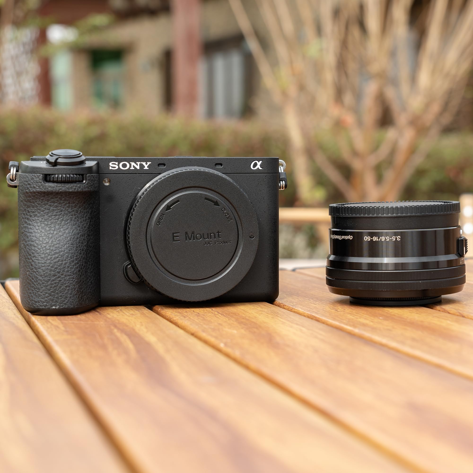 Amazon.com : 2 Pack JJC E-Mount Body Cap & Rear Lens Cap Kit for